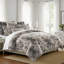 Country Lane Toile Ebony Cotton Duvet Cover Set  8 Piece-1549555449