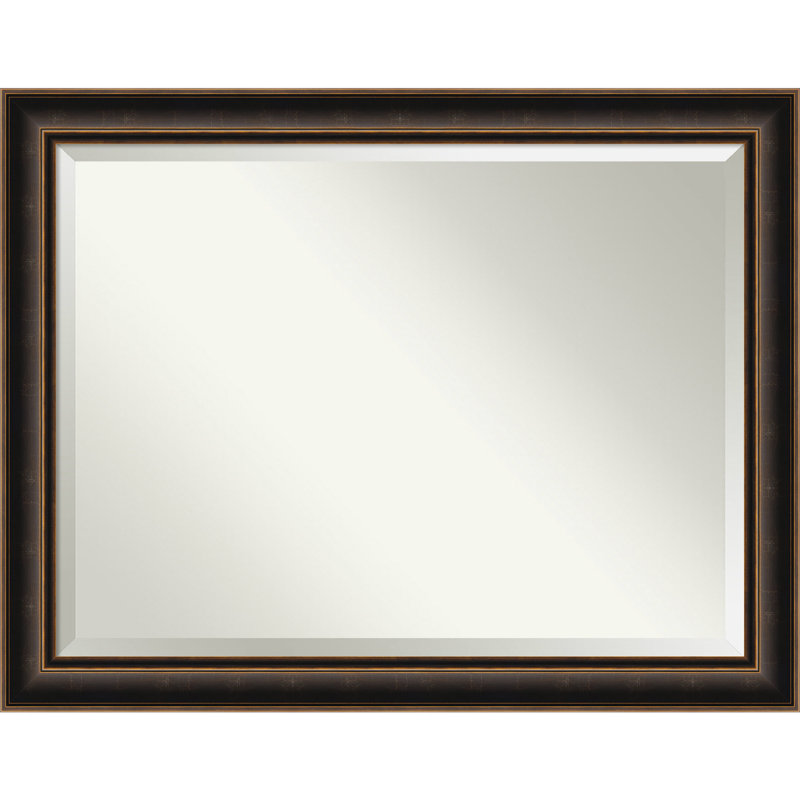 Earnst Solid Wood Wall Mirror, 29.75"H x 41.75"W, Rectangle