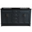 Ensemble de meuble-lavabo double 61 po Thaxten-1470597084