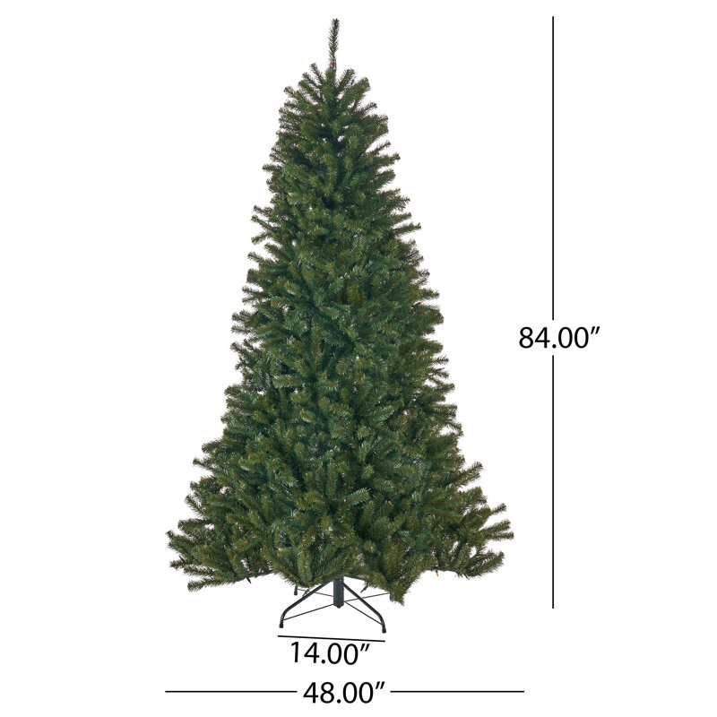 Lighted Christmas Tree, 84" H