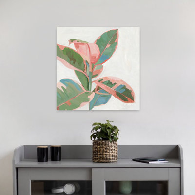 Ficus rose I, art délicat de nature moderne délicat