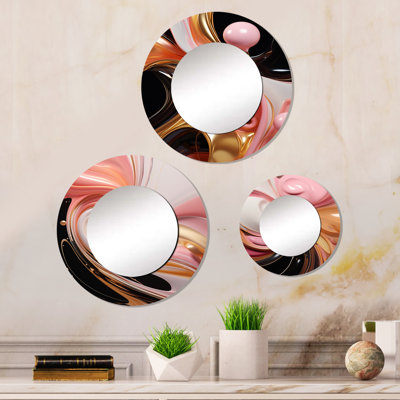 Zebrowski Metal Round Mirror