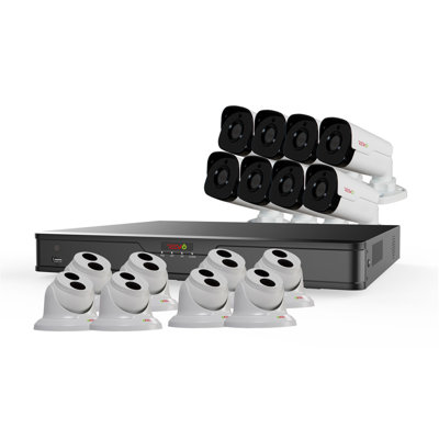 Home Imports Emporium Ultra 16CH, 4TB HD NVR Surveillance System with Cameras