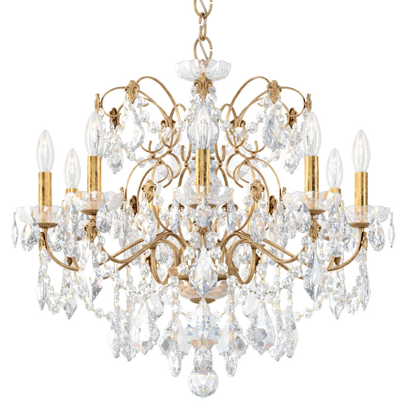 Century 9 - Light Chandelier, French Gold