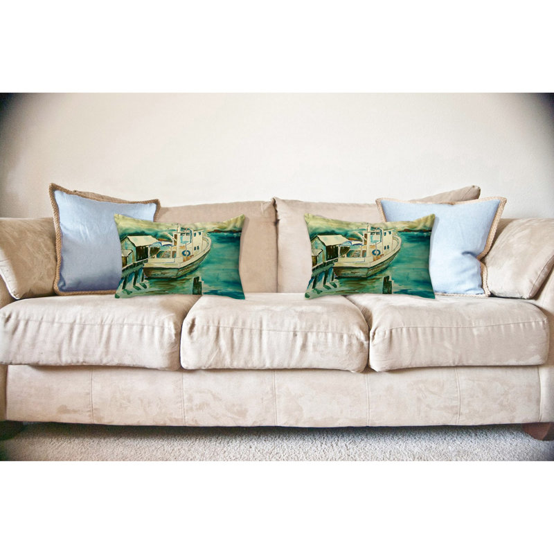 Coussin lombaire intérieur / extérieur Oyster Boat, 16 po x 20 po