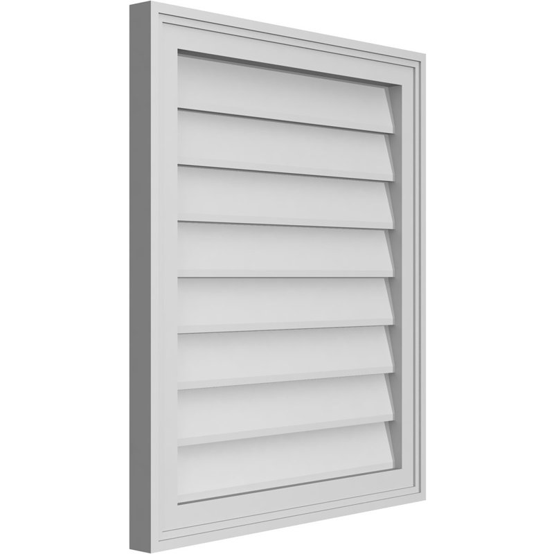 Cadre en brique, brun clair apprêté, H 26 po x l 22 po x P 1,5 po