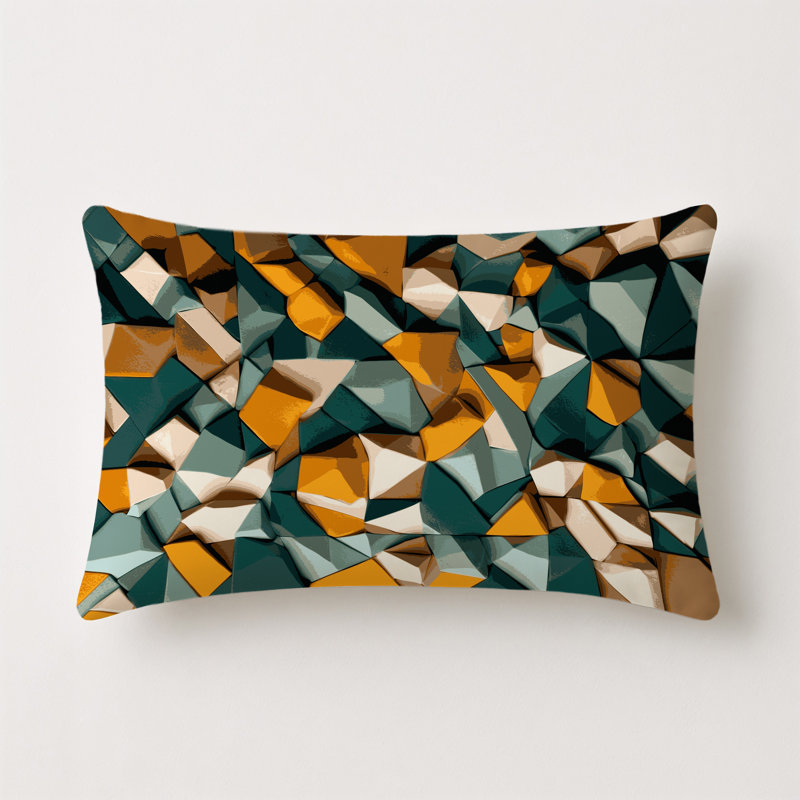 Digital Dunescape Indoor And Outdoor Pillow, Rectangle 25"H x 18"W