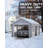Portable Heavy Duty Canopy 10 ft. W x 20 ft. D Polypropylene Portable Garage Shed