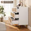 Commode 7 tiroirs en rotin pour chambre à coucher, commode haute avec tiroirs profonds-688083843