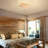 10.6" Modern Farmhouse Rectangular Wood LED Flush Mount Ceiling Light