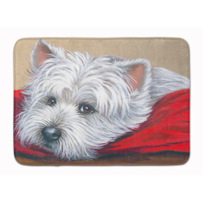 Tapis pour salle de bain Westie