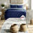 Reversible Down Alternative Bedding Set, Stain-resistant Polyester For Cozy Bedroom