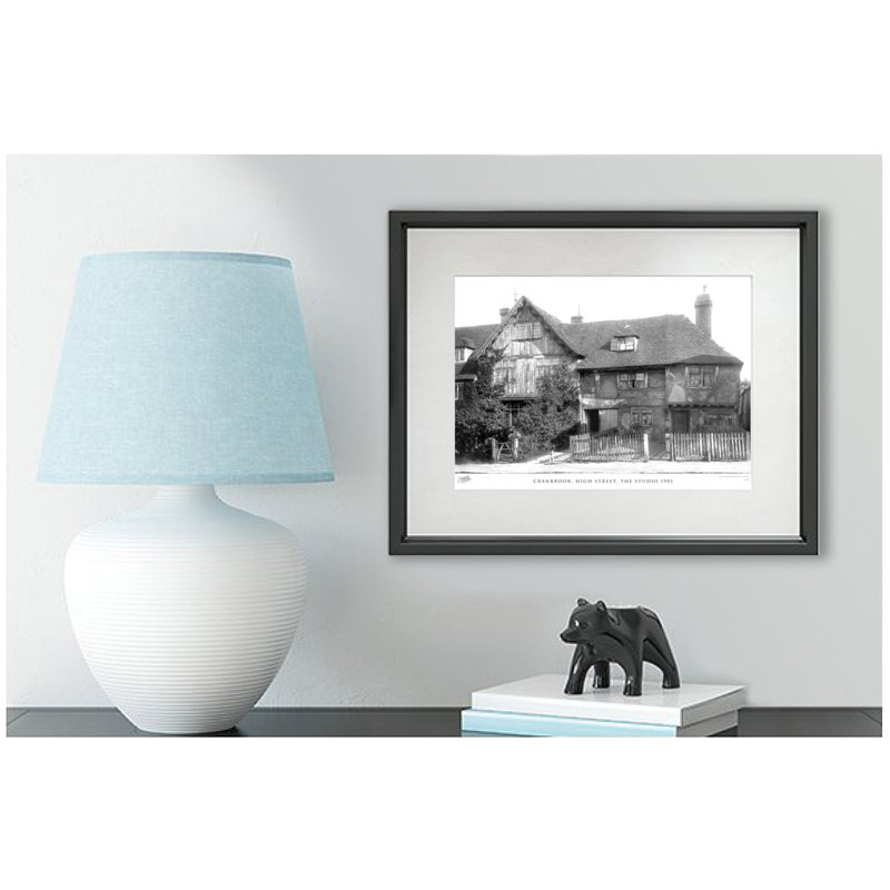 Cranbrook, High Street, The Studio 1901 - Single Picture Frame Print, 40cm H x 50cm W x 2.3cm D