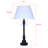 Deylani 2 Light Table Lamp With Oil Rubbed Bronze Finish And White Shade