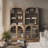 6-Piece Modular TV Stand Set Jagger Series 1C2F, Camel-1046299685