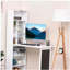 Bureau de bureau mural pliable avec tableau noir et tablette latérale