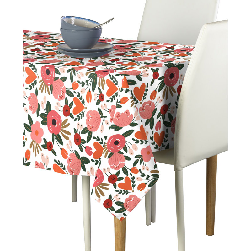 Castina Floral Bloom Tablecloth, 104" x 60"