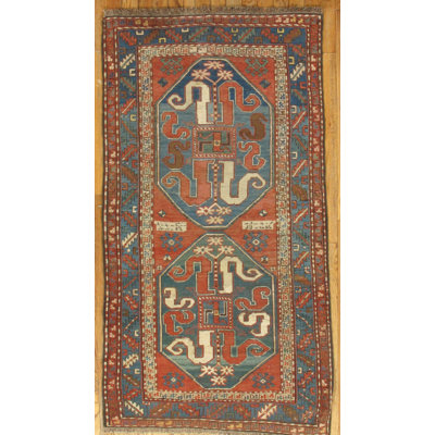 Kazak One-of-a-Kind 4' X 7'5" Area Rug