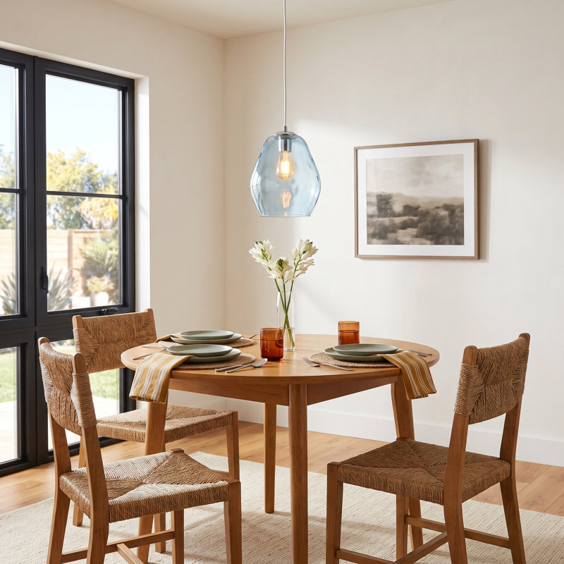 Tyndall 1-Light Pendant, Cornflower Blue