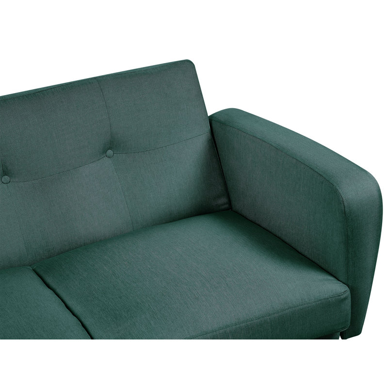 FLORLI 3 Seater Ofa Bed / Sleeper, Dark Green