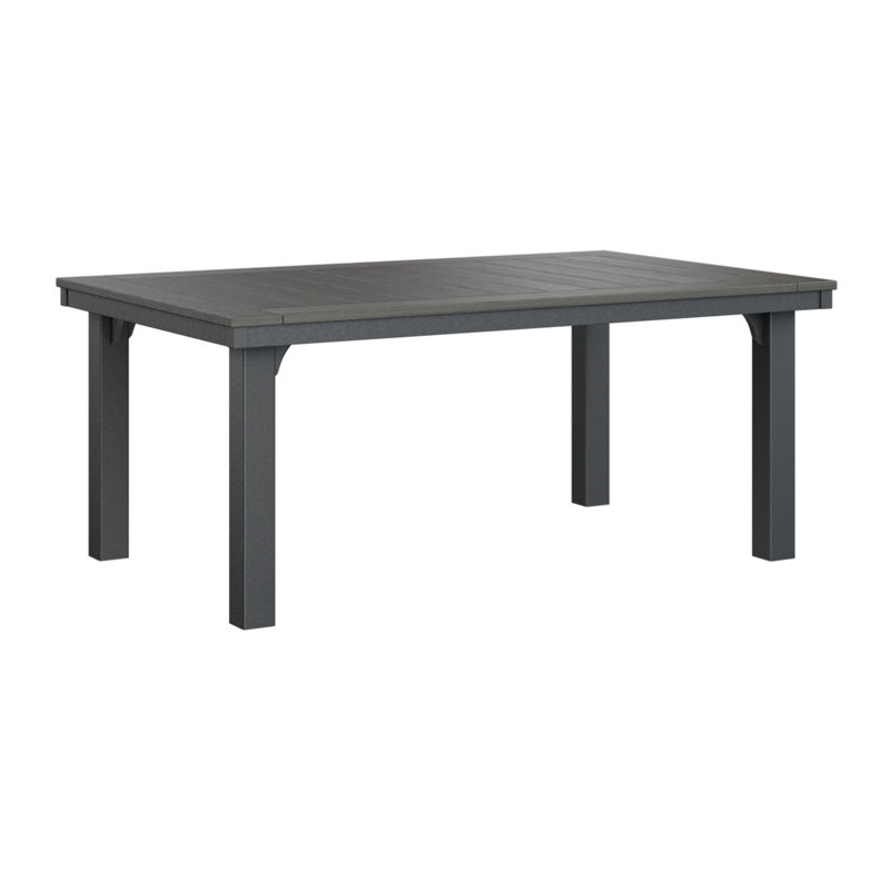 Homestead Outdoor Dining Table, Black, Coastal Gray