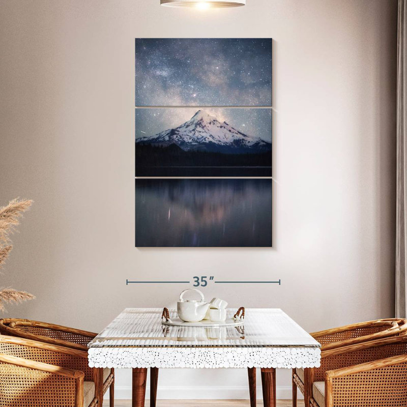 Oberle Starlit Sky Over Lost Lake, 50" H x 32" W