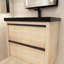 Ensemble de meuble-lavabo simple 24 po avec plateau en céramique Kyrill-844144898
