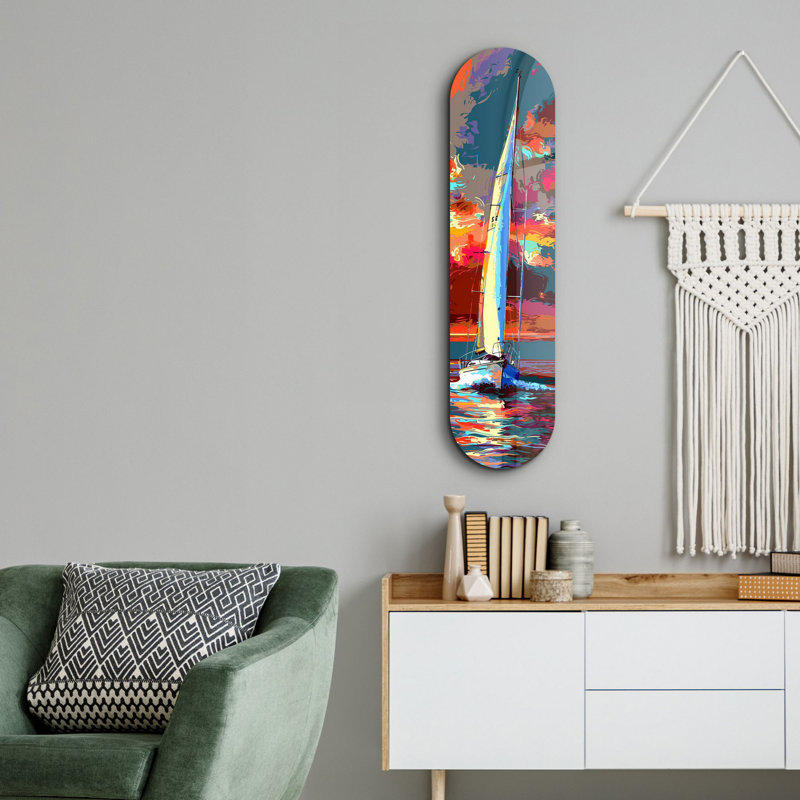Peinture décorative en verre trempé