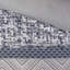 Ensemble luxueux de literie en jacquard 7 pièces luxueux en polyester bleu marine, style transitionnel pour très grand lit