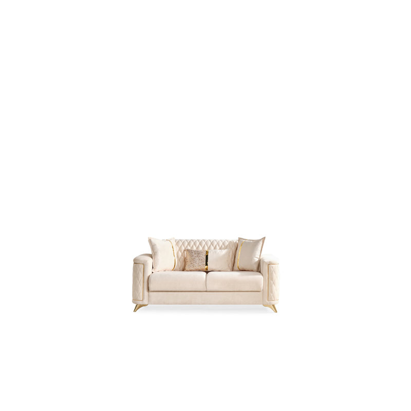 Causeuse Luna, Ivoire ivoire