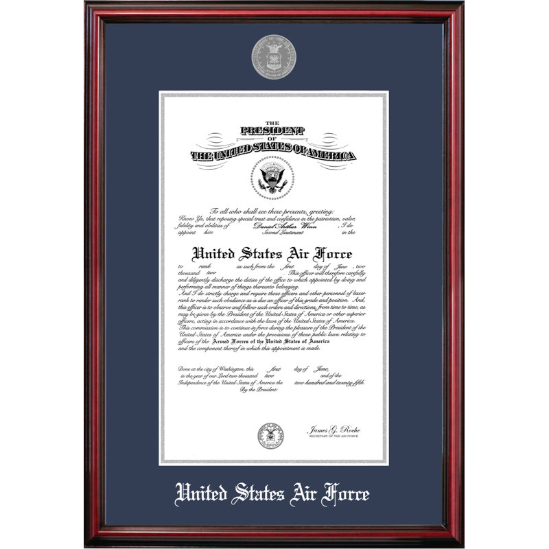Air Force Certificate Petite Picture Frame, 11" x 14"