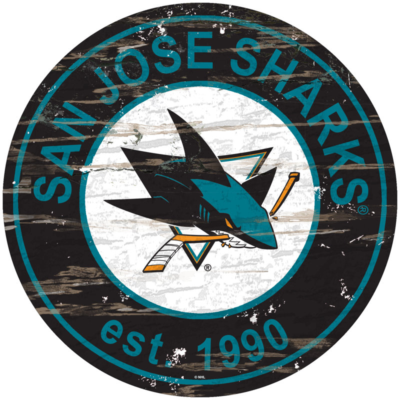 Traditional Entertainment Wall Decor, San Jose Sharks