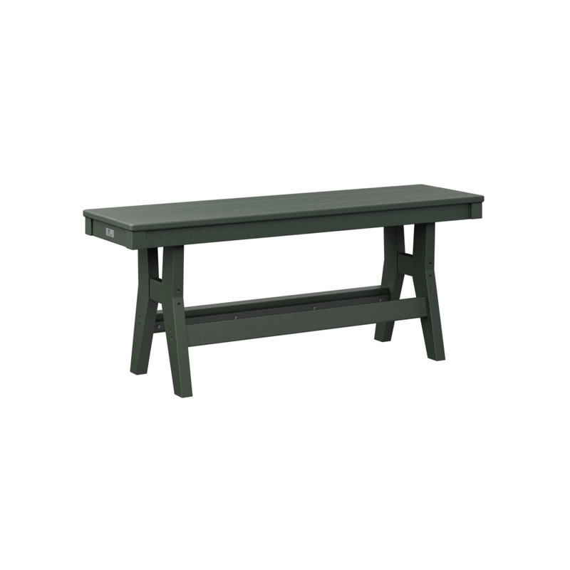 Banc portatif Berlin de 44 po, H 18 po x l 44 po x P 12,5 po, Teck naturel
