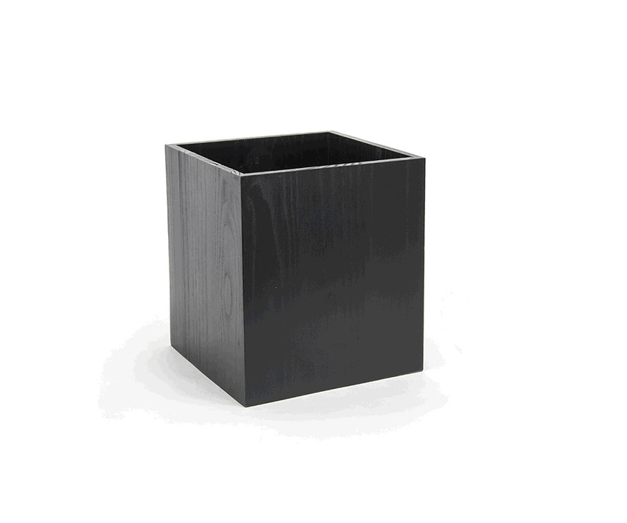 Tribeca Bamboo Open Waste Basket - 2 Gallons (Set of 2) Front Of The House