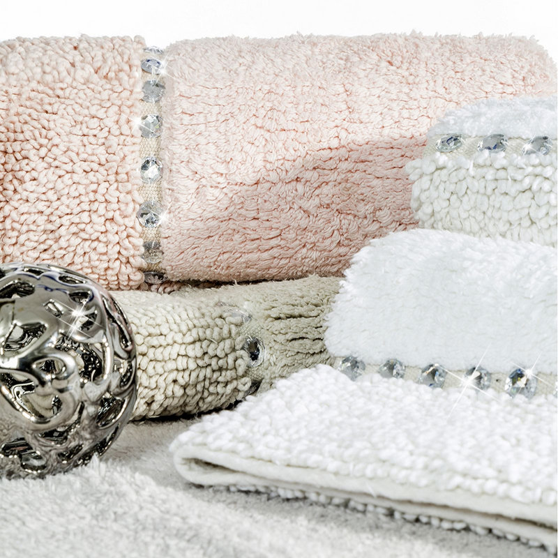 Barmedan Jacquard Hand Towel, White