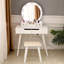 Ensemble coiffeuse avec tabouret et miroir Sikeston-2007122212