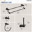 4-Piece Bathroom Hardware Set With Double-Rod Towel Bar, Towel Ring, Robe Hook & Toilet Paper Holder-119881975