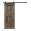 Pine Wood Sliding DIY Barn Door With Installation Hardware Kit-93178029-93178051