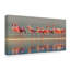 Art mural sur toile tendue - "Flamingo Walk" par Phillip Chang, décoration murale pour le salon, la chambre à coucher ou le bureau - 10 x 19-30227908