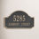 2-Line Wall Mount Address Plaque