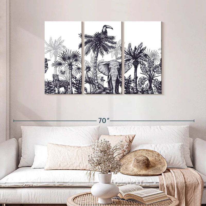 Brampt Jungle Euphoria, 28" H x 45" W