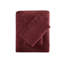 4 grandes draps bourgogne 100% ultra doux et douillet brossé des deux côtés Draps-housse plats 2 taies d'oreiller lavables à la machine