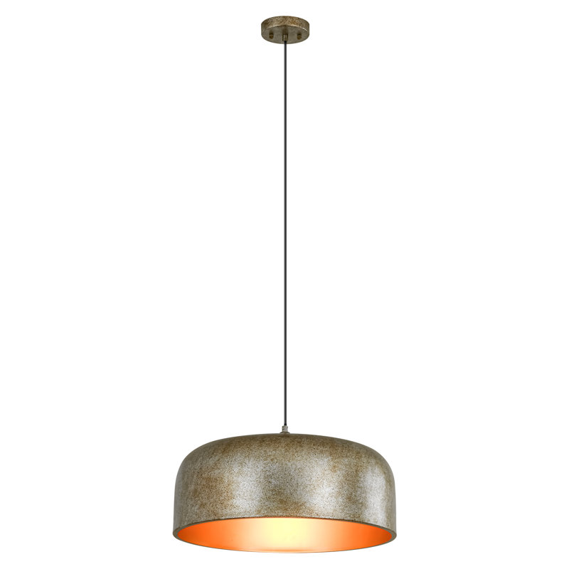 Luminaire suspendu en forme de dôme à 1 lumière pour îlot de cuisine