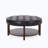 Round PU Top Coffee Table