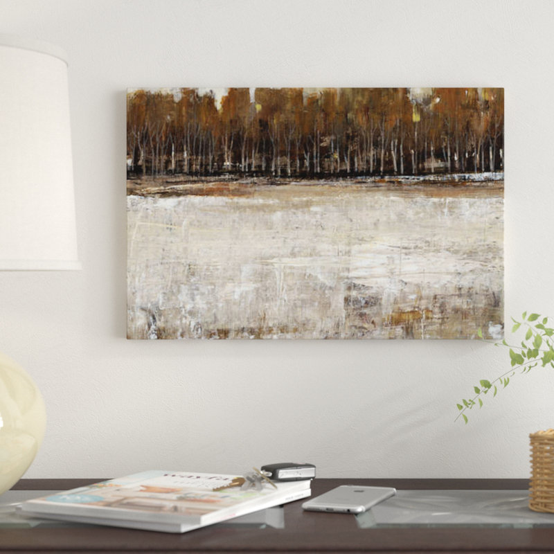 « neutral reflection i », impression sur toile, H 40 po x l 60 po x P 1,5 po, Pas de tapis, Toile tendue