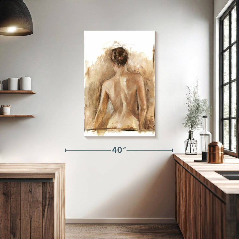 Leisha Figure Painting Study I, 39" H x 26" W