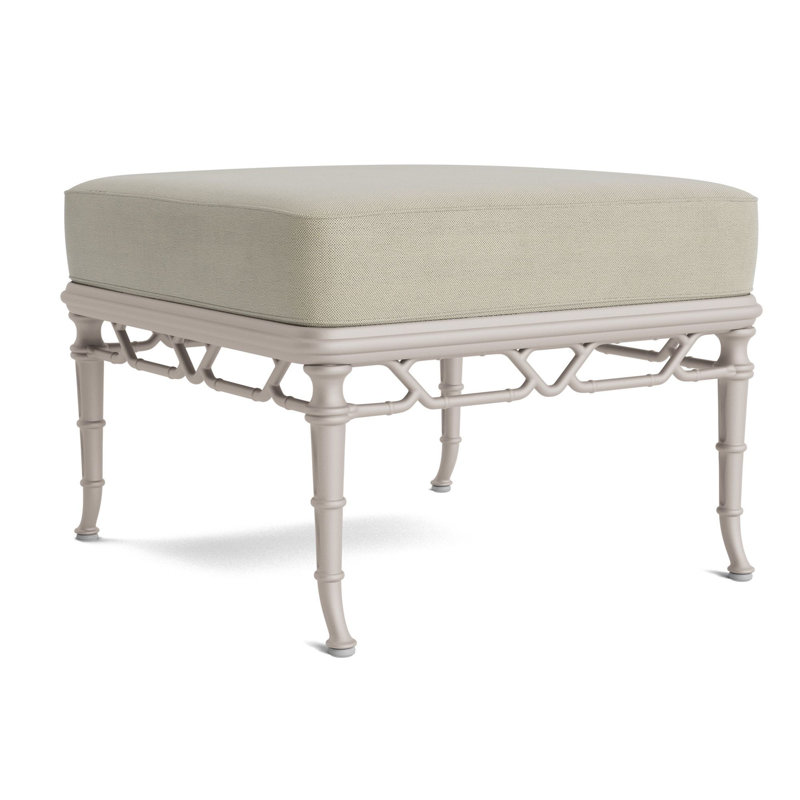 Calcutta Outdoor Ottoman, Fushion Neptune, Dove