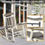 Ensemble de 2 chaises berçantes d'extérieur