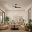 Alessandra - Three Blade Transitional Ceiling Fan -LED-1988507036-1988507030-1973181049