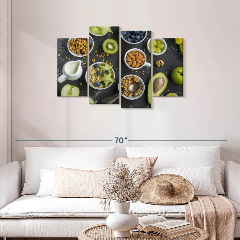 Yarlin Mixed Fruits And Nuts, 27" H x 43" W